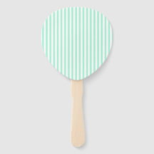 Pastel Mint Green Stripes Été Gratté