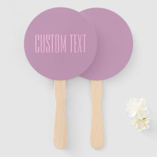 Éventail Pastel Purple & Pink clair   Texte modifiable mode