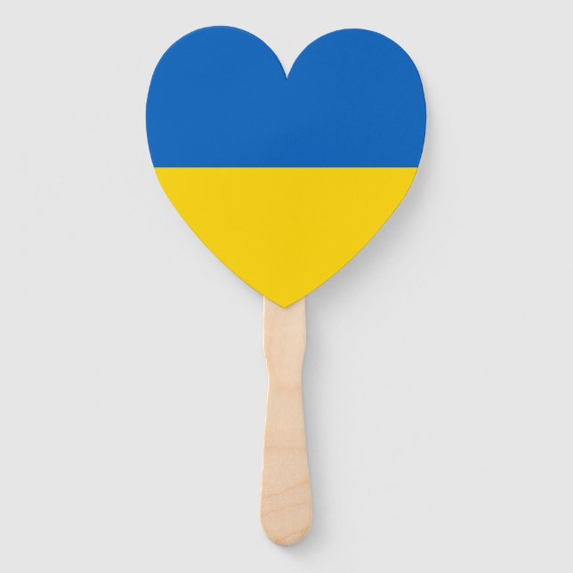 Éventail Patriotic Ukraine (Devant)
