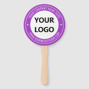 Éventail Personnalisez votre nom de logo Texte et couleurs 