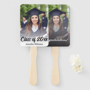 Éventail photo de félicitations pour la remise des diplômes