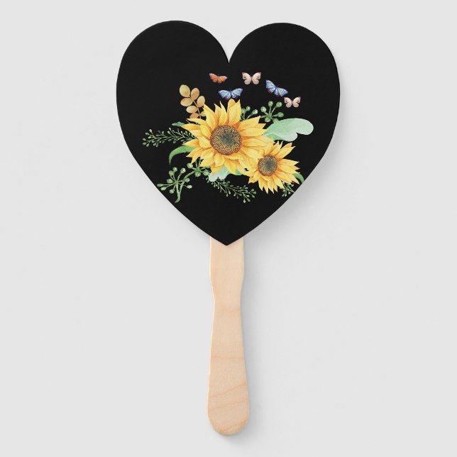 Éventail printemps de tournesol (Devant)