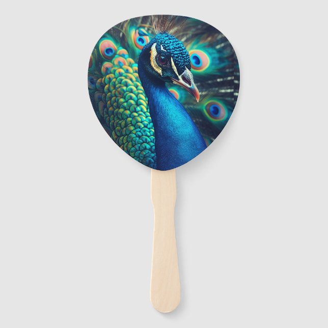 Éventail Profil Peacock (Devant)