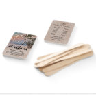 Programme de mariage avec lumières de plage vintag