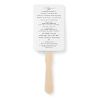 Programme de mariage noir et blanc classique