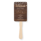 Programme de mariage rustique au coeur du bois scu