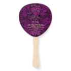 Programme de mariage violet