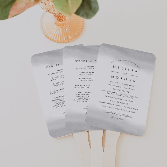 Éventail Programme du Mariage Brumeux (Créateur téléchargé)