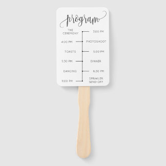 Éventail Programme minimal de ventilateur Mariage