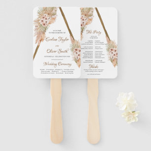 Éventail Programme tendance Palm Séché Pampas Grass Arche e