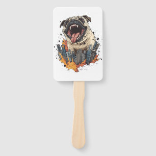 Éventail Pugzilla Attaque � Drôle de Chien Monstre