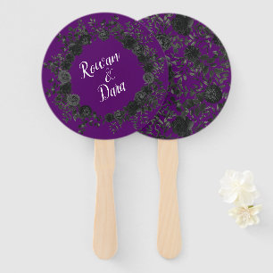 Éventail Purple Black Wedding