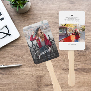 Éventail Remerciements de fin d'études 2026 Photo