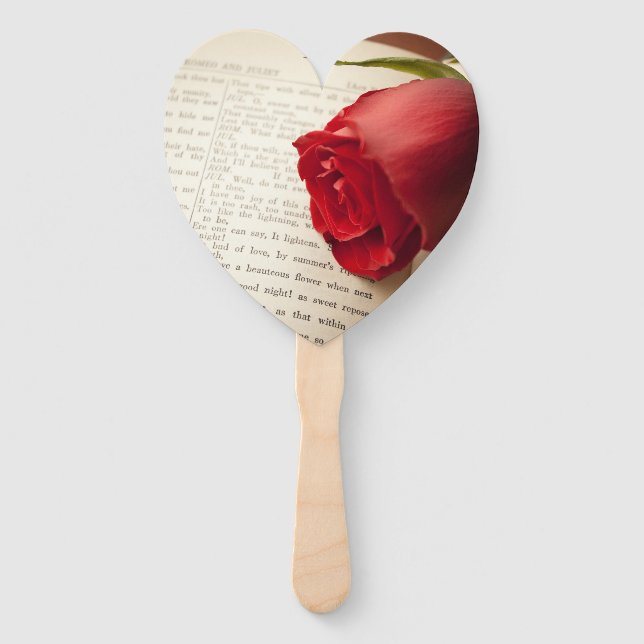 Éventail Rose on Shakespeare (Devant)
