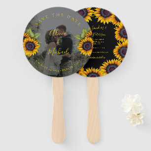 Éventail Russe floral élégant mariage photo enregistrer la 