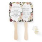 Rustic Bloom Wedding Programme