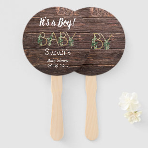 Éventail Rustique c’est un Baby shower de slogan mignon g