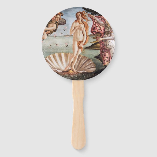 Éventail Sandro Botticelli - Naissance de Vénus (Devant)