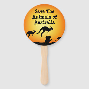 Éventail Sauvez les animaux d'Australie