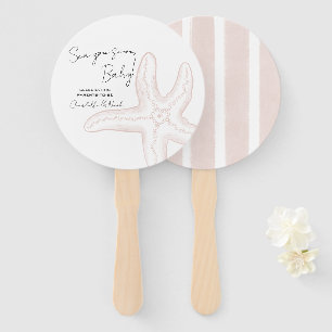 Éventail Sea You Soon Baby Shower Ensemble de Ventilateurs