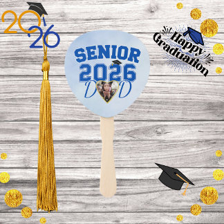 Éventail Senior Dad Class of 2026 Personalized Photo