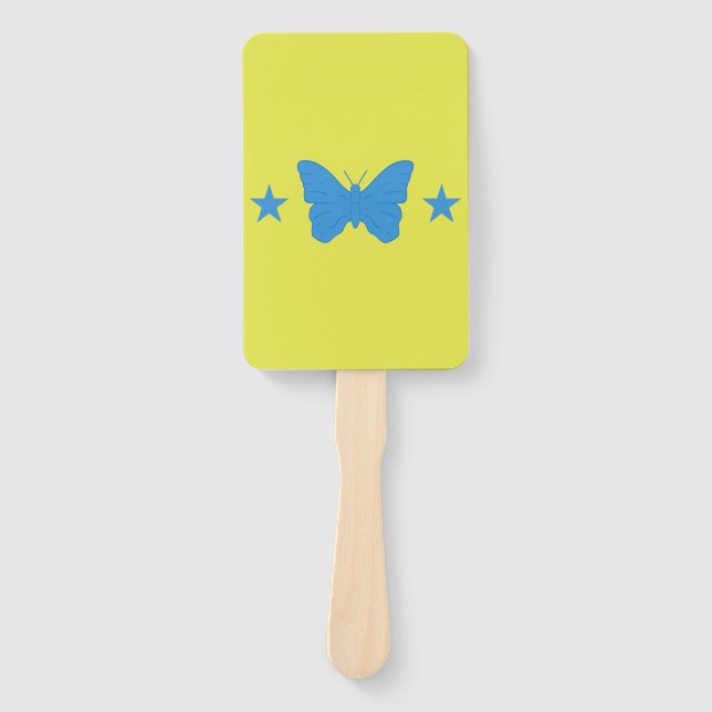 Éventail Set of hand fans with flag of Bady Bassit (Devant)