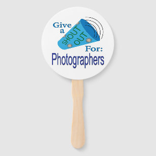 Éventail Shout Out pour les photographes