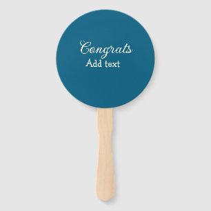 Éventail Simple congratulation graduation add your