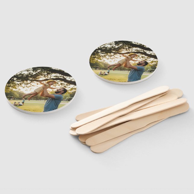 ÉVENTAIL SIMPLE MINIMAL MODERN MONOGRAM ELEGANT STYLE CHIC  (Non-assemblé)