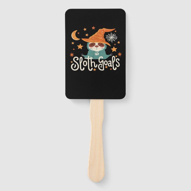 Éventail Sloth Halloween Objectifs T-shirt classique (Devant)
