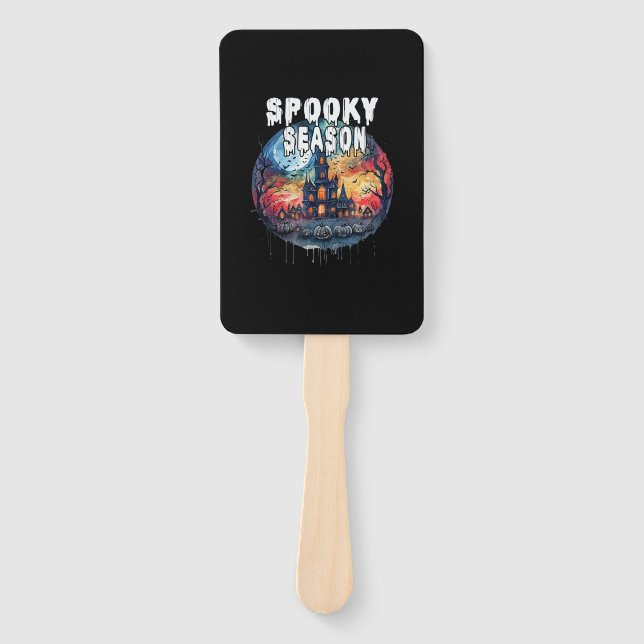 Éventail Spooky Season Halloween (Devant)