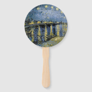 Éventail Starry Night Vincent van Gogh