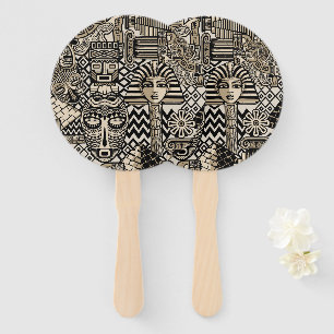 Éventail Symboles historiques anciens Style de tatouage