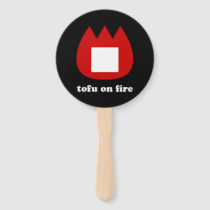 Éventail 📛 tofu en feu