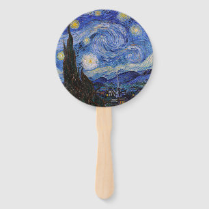 Éventail Une nuit étoilée : Saint Remy par Vincent Van Gogh