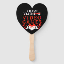 V Est Pour Jeux Vidéos Funny Valentines Joueur de
