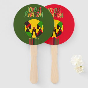 Éventail Ventilateur à main Kwanzaa - Fête Faveur