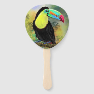 Éventail Ventilateur à main Toco Toucan