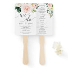 Ventilateur du programme de mariage Blushing Bloom