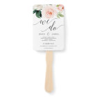 Ventilateur du programme de mariage Blushing Bloom