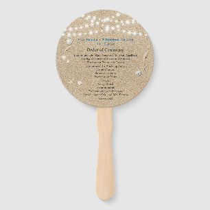 Éventail Ventilateur du programme de mariage de destination