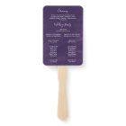 Ventilateur du programme de mariage rustique Lavan