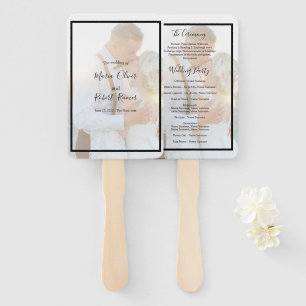 Éventail Ventilateur photo moderne et élégant Faux Vellum