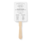 Ventilateurs du programme de mariage moderne avec