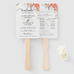 Éventail Ventilateurs du programme de mariage moderne avec 