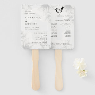 Éventail Ventilateurs du programme de mariage moderne avec 