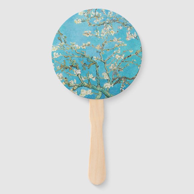 Éventail Vincent van Gogh - Fleur d'amandes (Devant)