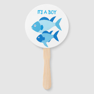 Éventails de révélation de genre mignons poissons