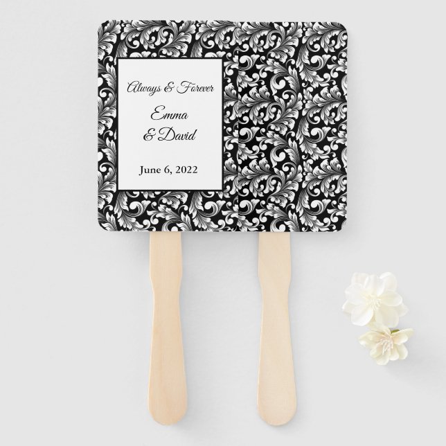 Éventails palettes (Devant et derrière)