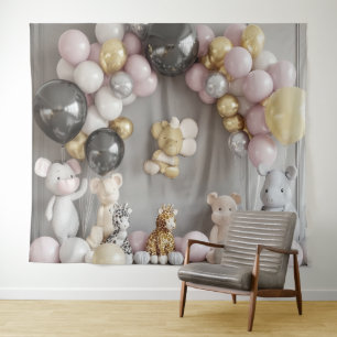 Events Baby Shower Wall Backdrop Banner Tapestry